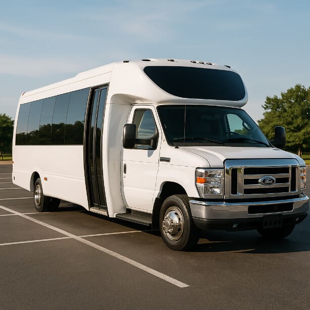McKinney Shuttle Bus Rentals 20 Passenger Shuttle Bus
