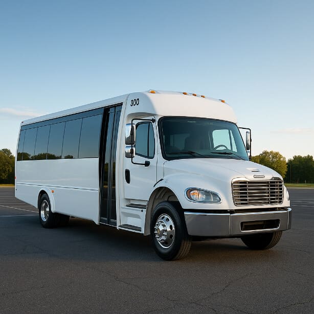 McKinney Shuttle Bus Rentals 25 Passenger Shuttle Bus