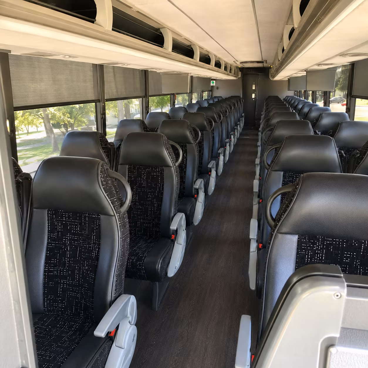 mckinney charter bus interior