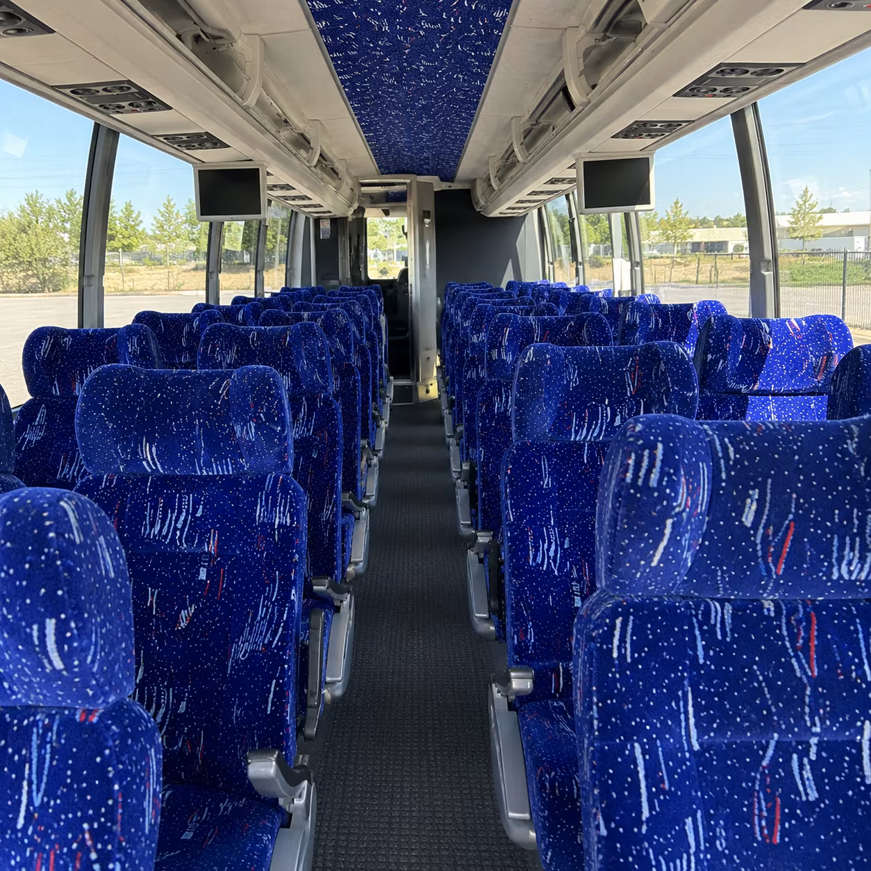 mckinney charter bus services interior
