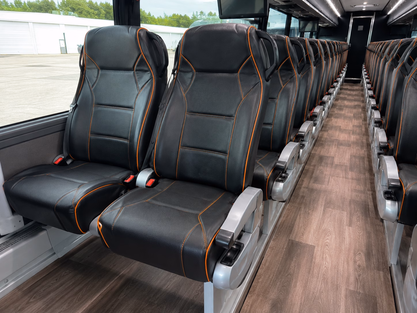 mckinney construction and film crew shuttle buses